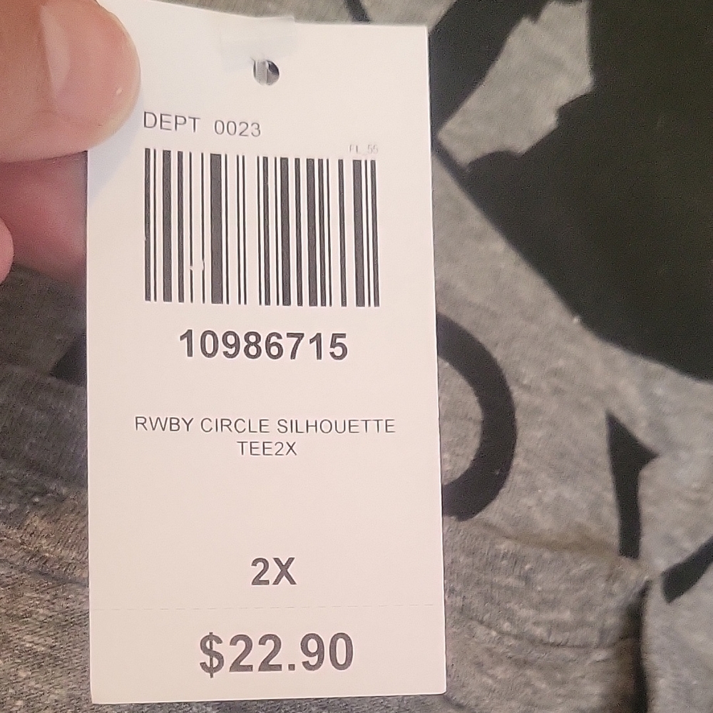 RWBY Circle Silhouette Tee - Gray